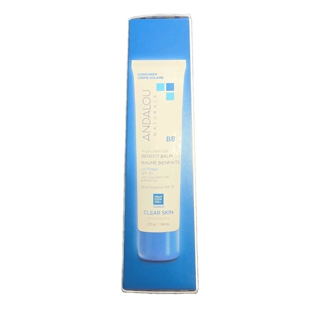 Andalou Naturals Benefit Balm Untinted with SPF 30 2oz